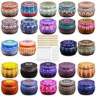 Kit de Latas para Velas Domivirgo 24 peças 128 ml com pavios Kit de Latas para Velas Domivirgo 24 peças 128 ml com pavios
