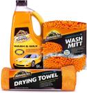 Kit de Lavado de Autos Armor All Incluye Jabón, Manopla y Toalla 3 Piezas Kit de Lavado de Autos Armor All Incluye Jabón, Manopla y Toalla 3 Piezas