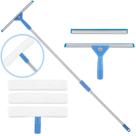 Kit de lavagem de rodo de janela AMERWASH PLUS com poste de extensão