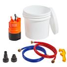 Kit de lavagem para aquecedor de água sem tanque VEVOR com bomba e balde
