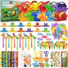 Kit de Lembrancinhas Convivialo com 12 Brinquedos Fidget de Dinossauro