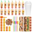 Kit de Lembrancinhas de Ação de Graças Tinrbip 25 Peças Copos, Tampas e Acessórios
