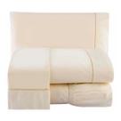 Kit de Lençol Casal 3 Peças Cama Box Ponto Palito 200 Fios