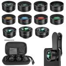 Kit de Lentes para Cámara de Teléfono Yoidesu 11 en 1 para iPhone y Android