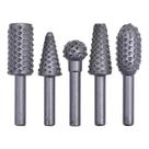 Kit de Limas Rotativas para Madeira com 5 Peças Haste 6 MM 704999 MTX