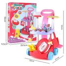 Kit de limpeza Children's Play House com carrinho pequeno e vassoura Kit de limpeza Children's Play House com carrinho pequeno e vassoura