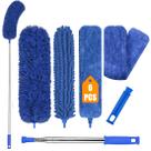Kit de limpeza Cobweb Duster Kelursien com poste de extensão 6PCS
