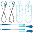 Kit de limpeza de bexiga de hidratação Patelai 2 Set 8 em 1 azul