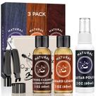 Kit de limpeza de guitarra Deviser All-in-One com óleo de limão e esmalte