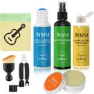 Kit de limpeza de guitarra KTKTVE, pacote com 8 unidades, garrafa, esponja e pano