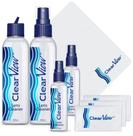 Kit de limpeza de lentes Clear View com 1 recarga flip-top (240 mL) Kit de limpeza de lentes Clear View com 1 recarga flip-top (240 mL)