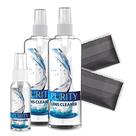 Kit de limpeza de lentes Purity 240 mL x 2 e 60 mL x 1 com 2 panos