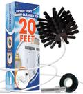 Kit de limpeza de ventilação do secador SP HOME GOODS Escova de nylon de 20 pés