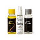 Kit de Limpeza e Proteção para Joias - LIMPA Ouro 120ml, LIMPA Prata 120ml e Verniz de Proteção 5G Allianz Kit de Limpeza e Proteção para Joias - LIMPA Ouro 120ml, LIMPA Prata 120ml e Verniz de Proteção 5G Allianz