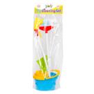 Kit de limpeza my cleaning set colorido balde esfregao pá e vassoura - maral 1103
