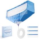 Kit de limpeza para ar-condicionado split Reashy, bolsa impermeável para limpeza de ar-condicionado, limpador para unidade split com capa de PVC, placa de suporte, cortina impermeável, manta retentora de água e tubo de saída Kit de limpeza para ar-condicionado split Reashy, bolsa impermeável para limpeza de ar-condicionado, limpador para unidade split com capa de PVC, placa de suporte, cortina impermeável, manta retentora de água e tubo de saída