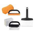 Kit de Limpeza para Chapa BLACKSTONE 5060 em Aço Inoxidável, 8 Peças Kit de Limpeza para Chapa BLACKSTONE 5060 em Aço Inoxidável, 8 Peças