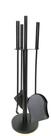 kit de limpeza para lareira com cabo de metal 3 pçs kit de limpeza para lareira com cabo de metal 3 pçs