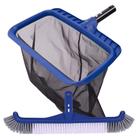 Kit de Limpeza para Piscina POOLAZA com Rede Coletora e Escova de 45 cm