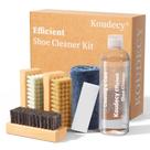 Kit de Limpieza de Zapatos Koudecy 300 ml con Cepillos y Borrador