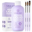 Kit de líquido acrílico para unhas SAVILAND Advanced EMA 200mL com pincéis