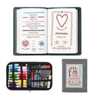 Kit de livros bordados INDCOLOR 2026 com 106 padrões