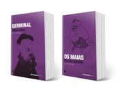 Kit de Livros de Bolso Germinal e Os Maias Émile Zola Eça de Queirós Clássicos da Literatura Estrangeira Romance Capa Comum
