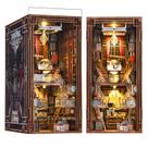 Kit de livros de casa de bonecas em miniatura DIY Minicity Book Nook