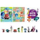 Kit de livros divertidamente 2 - 3 vol: emoções no comando (10 miniaturas) + 500 adesivos divertidamente 2 + arte & cor