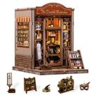 Kit de livros DIY em miniatura Dollhouse Bookshop Cutefun Drama