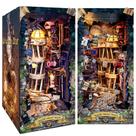 Kit de livros DIY RONSTONE Magic Night Lane com luz LED