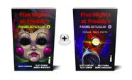 Kit de Livros FNAF, Five Nights at Freddy, Pavores de Fazbear Vols. 3 e 4, Hora de Acordar e Chegue mais Perto Scott Cawthon em Português Capa Comum