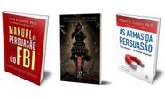Kit de Livros Manual de Persuasão do FBI, O Livro dos Cinco Anéis e As Armas da Persuasão Psicologia, Filosofia e Linguagem Corporal Capa Comum
