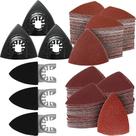 Kit de lixadeira de ferramentas oscilantes, 156 unidades com lixa Gulrear