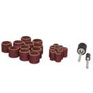Kit de lixas + suporte para micro retifica com 42 peças - LXR001