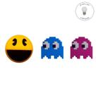 Kit de Luminárias Geek com Pac Man + 2 Fantasmas Fantasminhas + Lâmpadas LED Kit de Luminárias Geek com Pac Man + 2 Fantasmas Fantasminhas + Lâmpadas LED