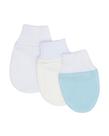 Kit de Luvinhas Bebê em Malha Masculino - 3 Peças Kit de Luvinhas Bebê em Malha Masculino - 3 Peças
