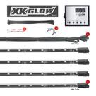 Kit de Luz de Acento para Veículo Estilo UFO XKGLOW LED 8 peças