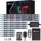Kit de luz de faixa de LED DITRIO Underglow RGB 12V para motocicletas