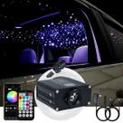 Kit de luz de fibra óptica AKEPO Twinkle RGBW Music 16W 650 unidades
