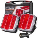 Kit de luz de reboque de reboque Hifybaty Magnetic LED, cabo de 24 pés