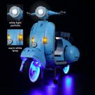 Kit de luz LED para conjunto de brinquedos Lego Vespa 125 10298 da BrickBling