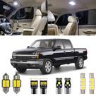 Kit de luz LED Xpismii 6000K branco para Chevy Silverado/Sierra