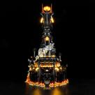 Kit de luzes para ícones do Lego Barad-dur 10333 O Senhor dos Anéis