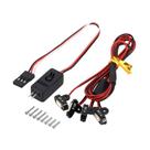 Kit de Luzes Rock INJORA M1.4 para Crawler RC 1/24 - com Controlador