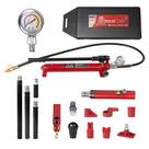 Kit de Macaco Hidráulico Porta Power Maxority 10 Toneladas com 17 Peças Kit de Macaco Hidráulico Porta Power Maxority 10 Toneladas com 17 Peças