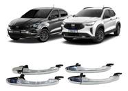Kit De Maçanetas Para Cronos Fiat 7091295 Original Prateado Dianteira/traseira Kit De Maçanetas Para Cronos Fiat 7091295 Original Prateado Dianteira/traseira