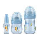 Kit de Mamadeira Primeiros Passos 50/150/240ml Azul - Lillo