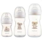 Kit de Mamadeiras Serena Antirefluxo Bpa Free 150ml/260ml/330ml Pimpolho Cor:Koala Branco Kit de Mamadeiras Serena Antirefluxo Bpa Free 150ml/260ml/330ml Pimpolho Cor:Koala Branco