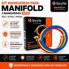 Kit De Mangueira 90cm P/manifold R22/r134/r404